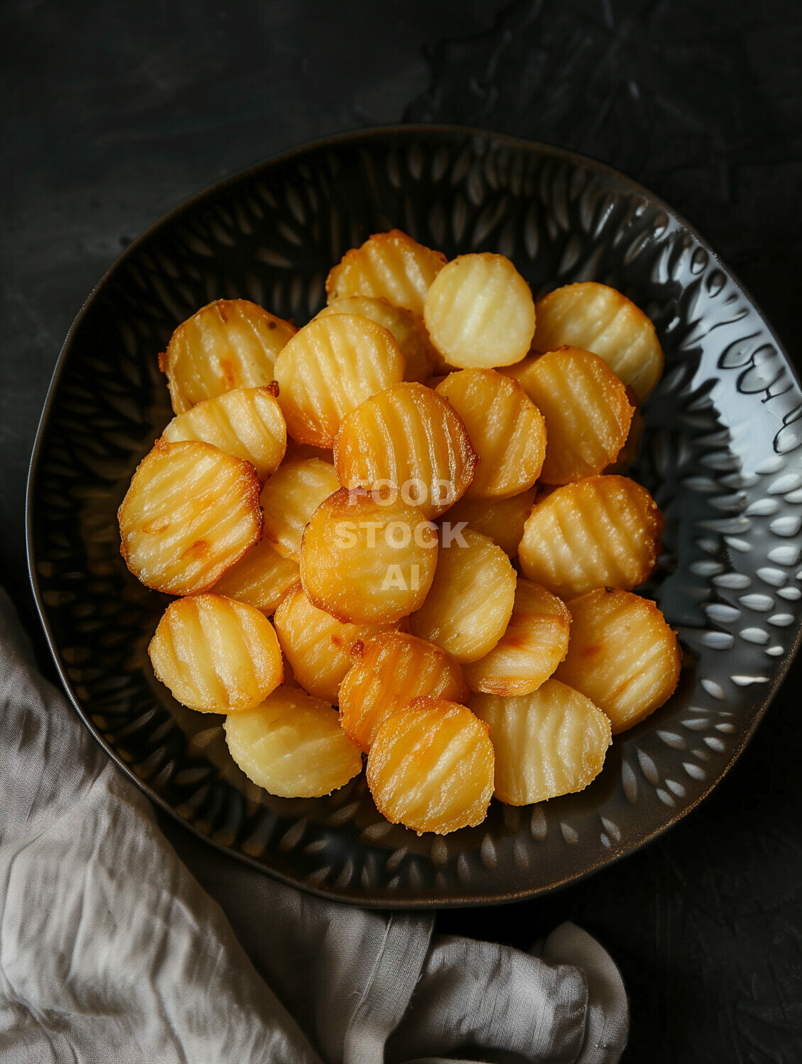 Sliced Potato Elegance