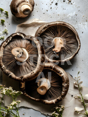 Portobello Mushroom Elegance