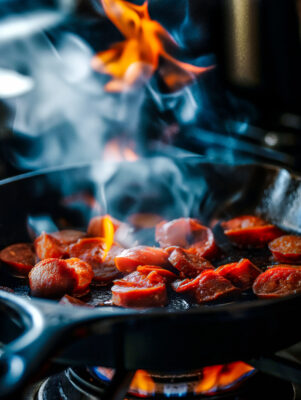 Sizzling Chorizo: A Gourmet Comfort Delight