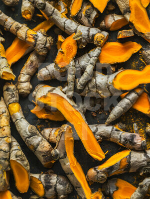 Dried Turmeric Roots