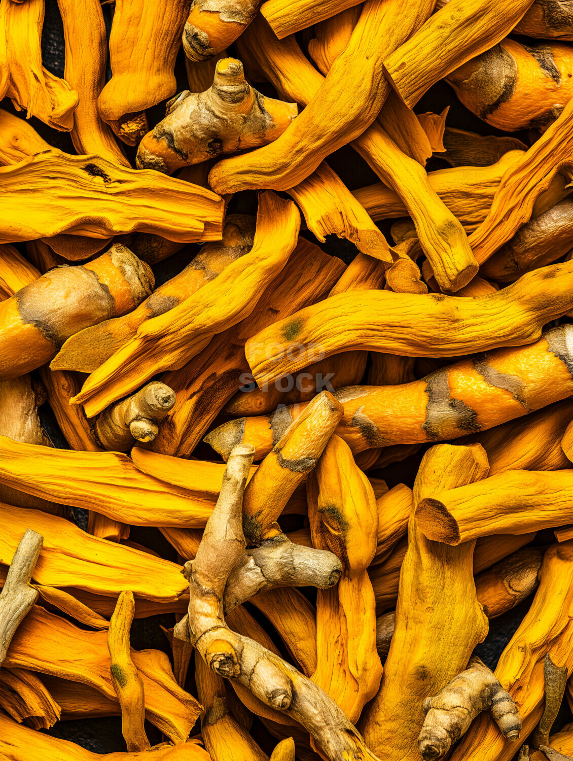 Peeled Turmeric Roots