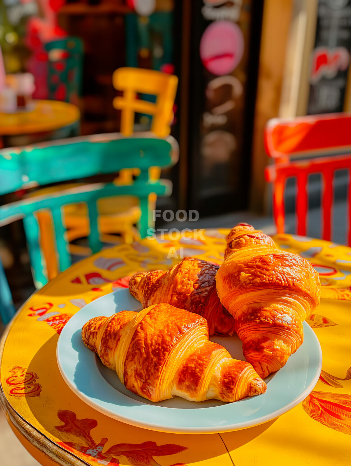 Parisian Trio: Morning Croissants