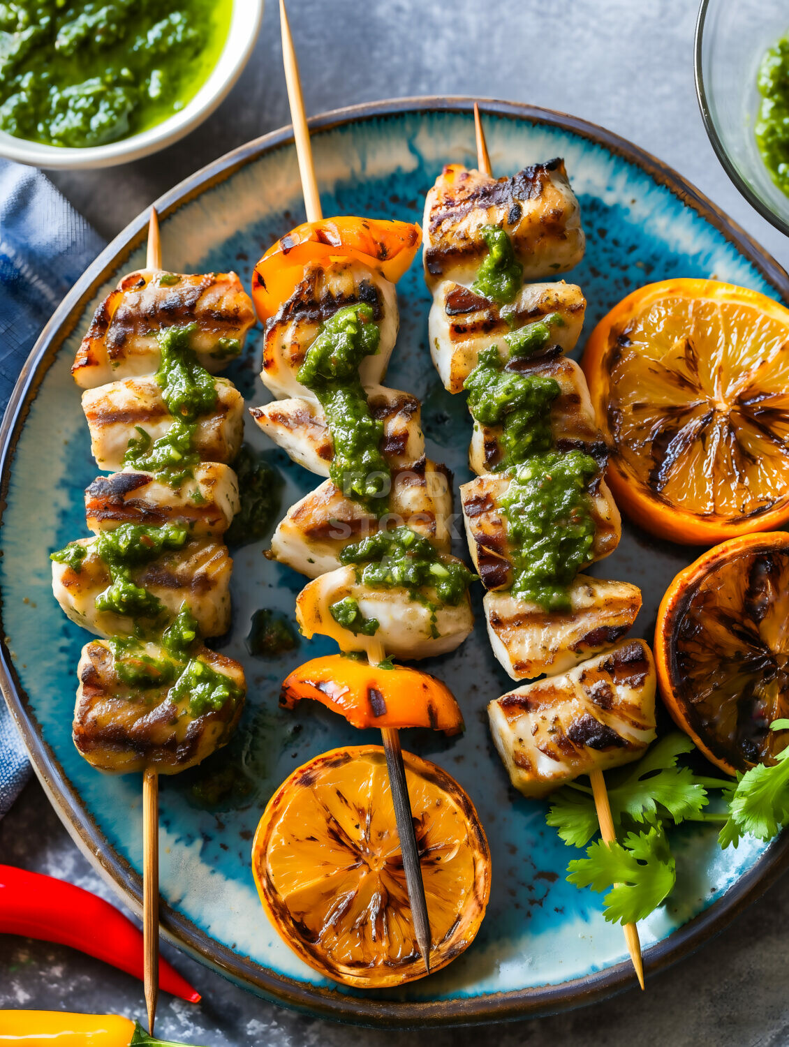 Summer Sizzle: Grilled Dorado Skewers