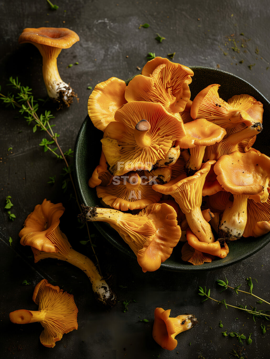Golden Chanterelle Elegance