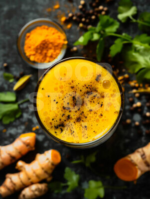 Vibrant Curcuma Blend: A Splash of Health