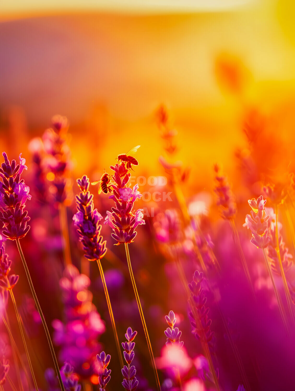 Lavender Symphony: Nature's Ballet