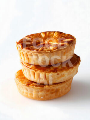 Stacked Homemade Pork Pies