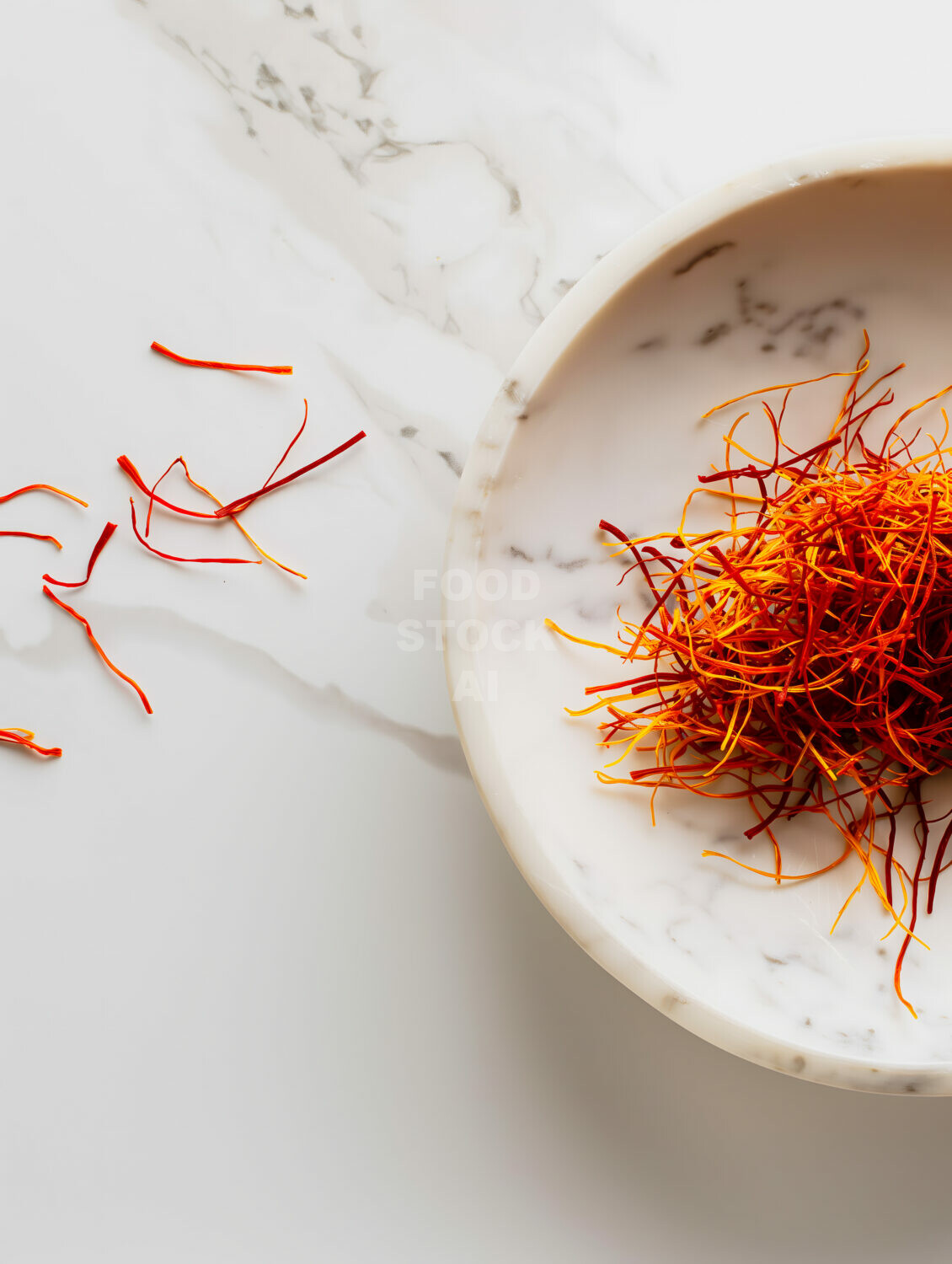 Saffron Threads: A Study in Minimalist Elegance