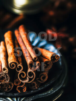 Cinnamon Sticks in Sunlight