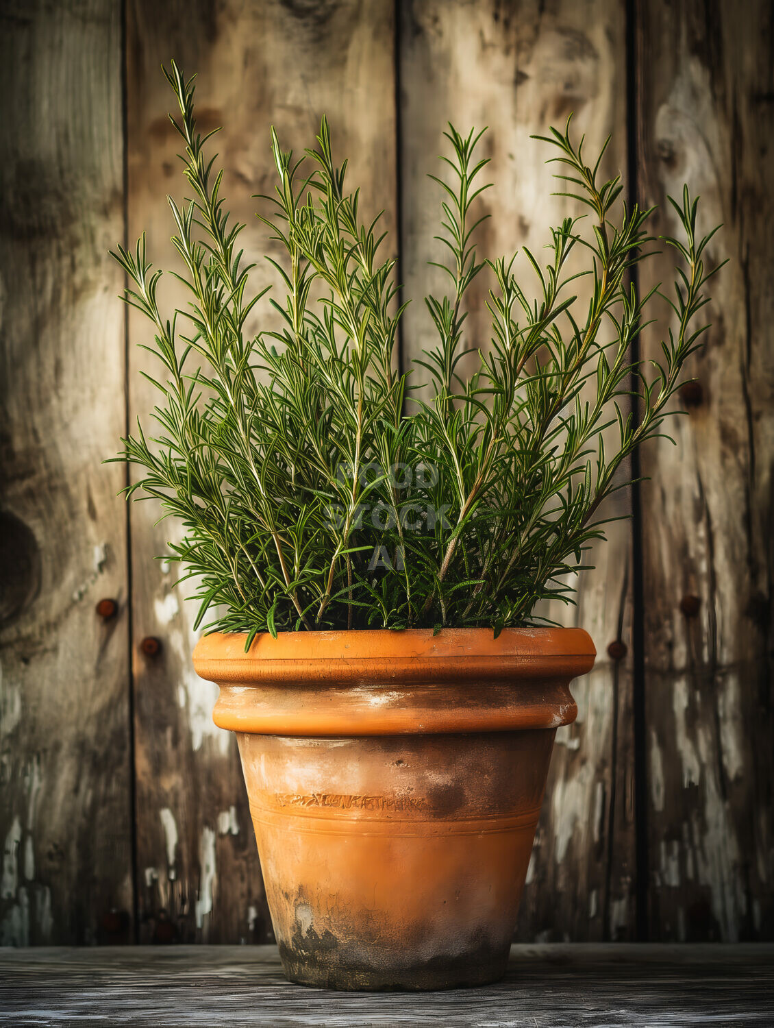 Rustic Rosemary: Terracotta Pot Charm