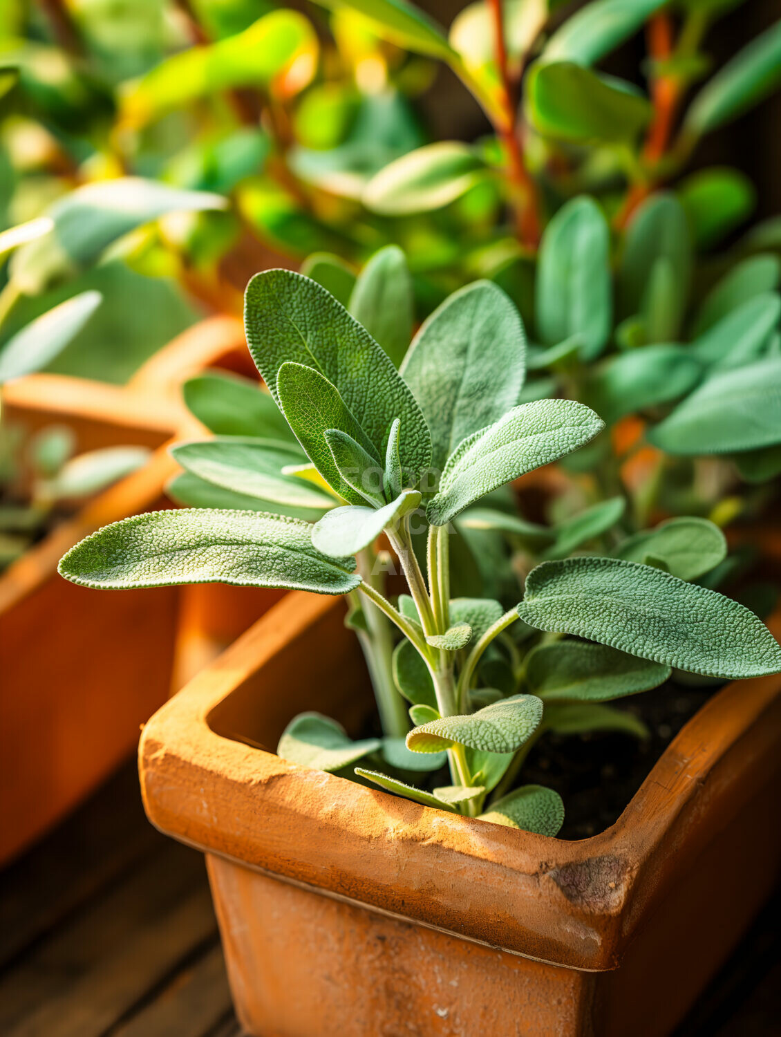 Sage: Patio Garden Tranquility