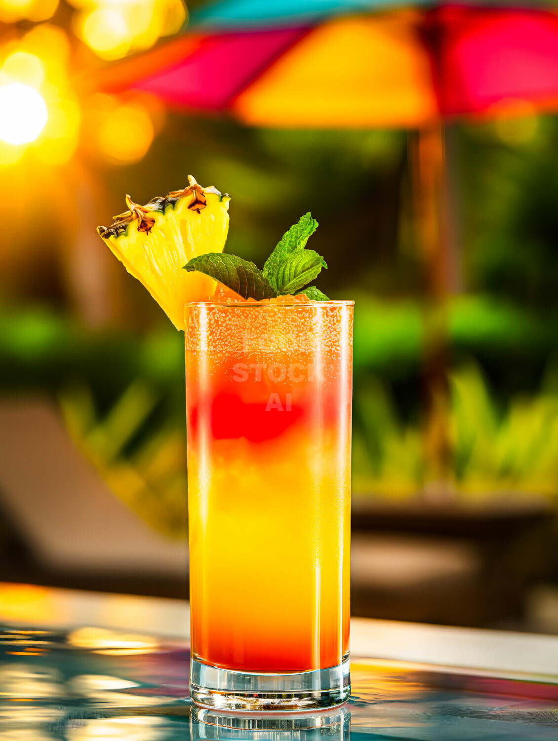 Sunset Serenity Mocktail