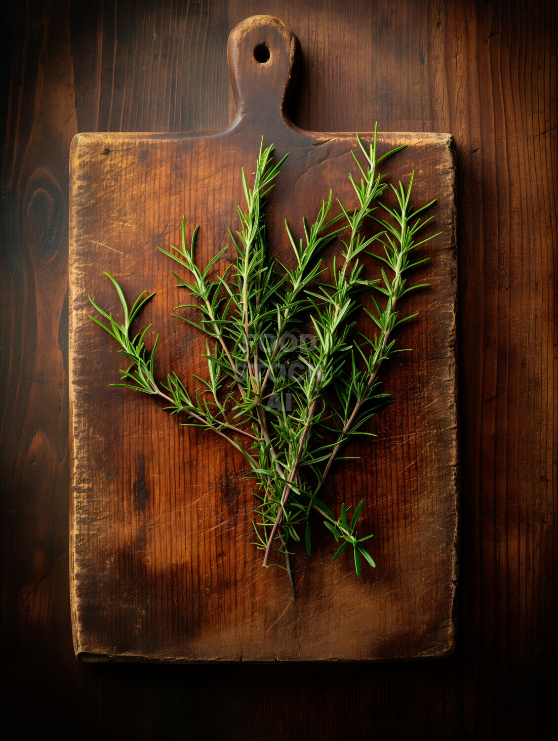 Country Kitchen Elegance: Rosemary Symmetry