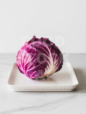 Red Cabbage on Ceramic