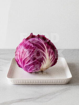 Red Cabbage on Ceramic