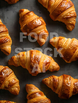 Freshly Baked Croissants