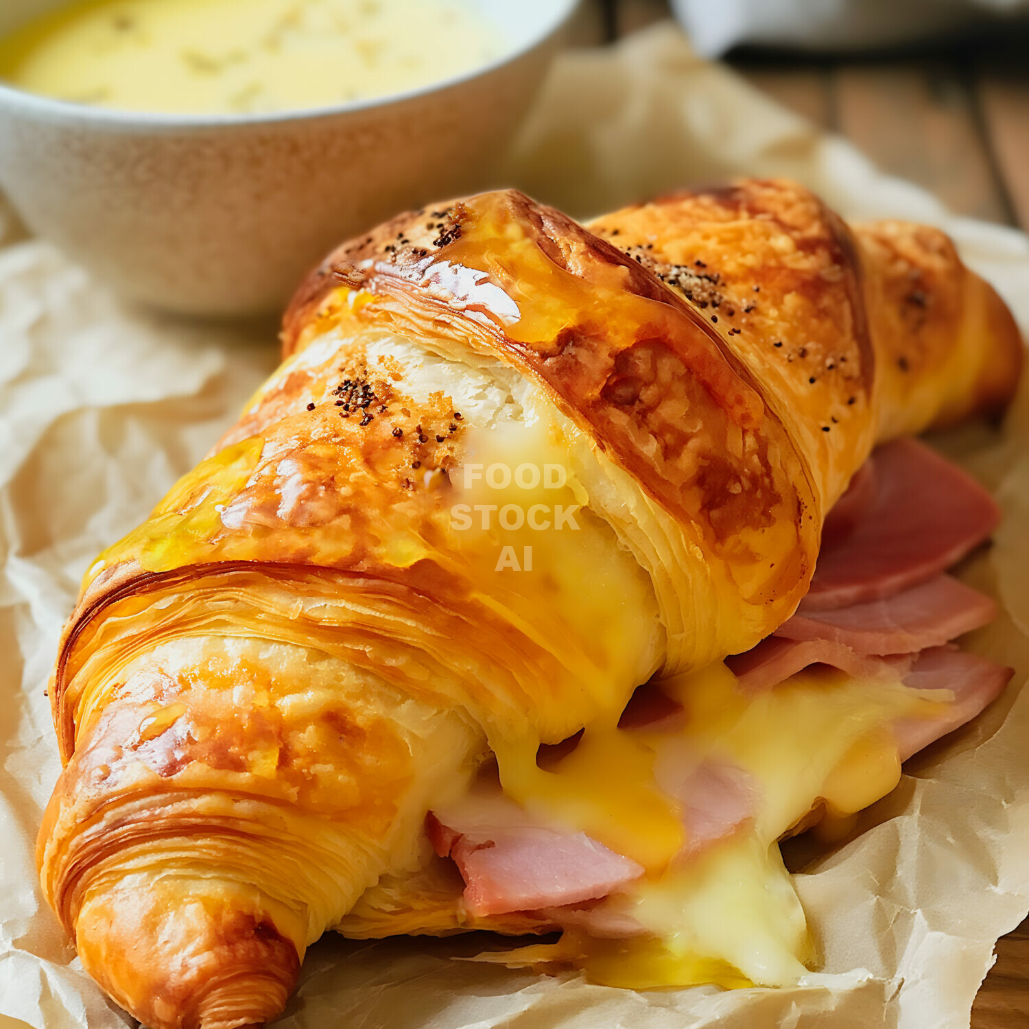 Ham and Cheese Croissant