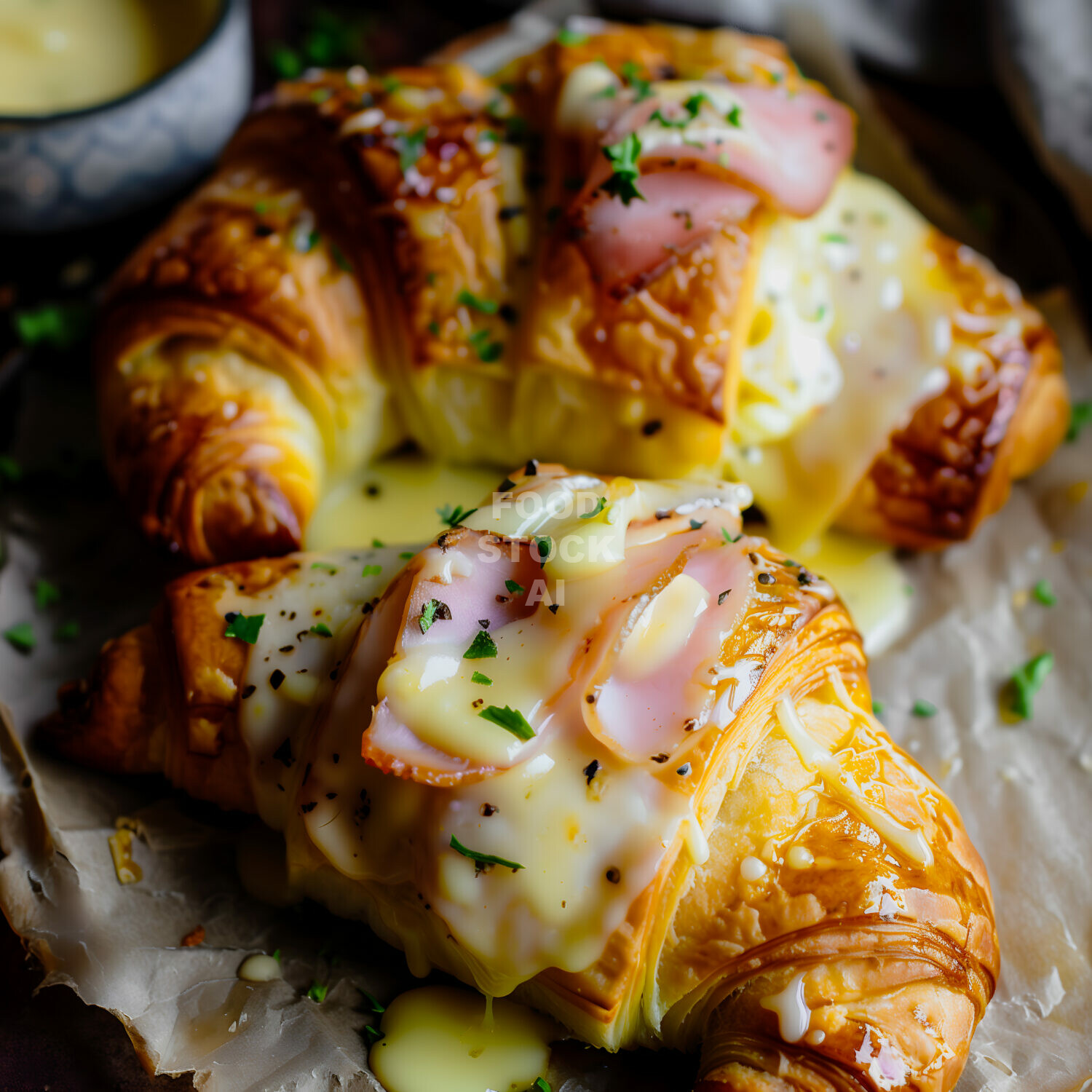 Ham and Cheese Croissants