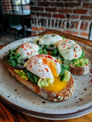 Kale Avocado Toast Delight