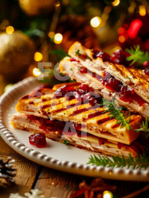 Festive Turkey Panini Delight