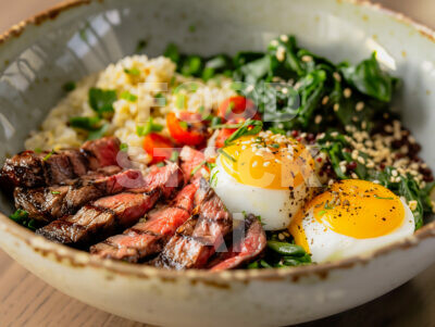 Steak and Eggs Breakfast Bowl