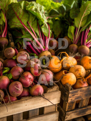 Beets At A Farm Market