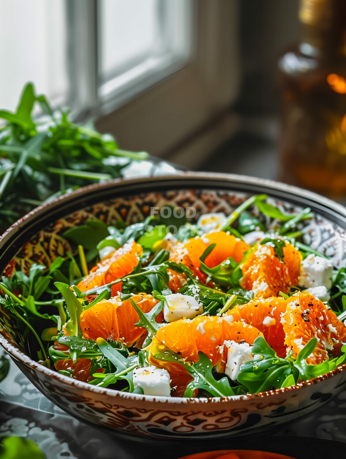 A citrus-infused orange salad