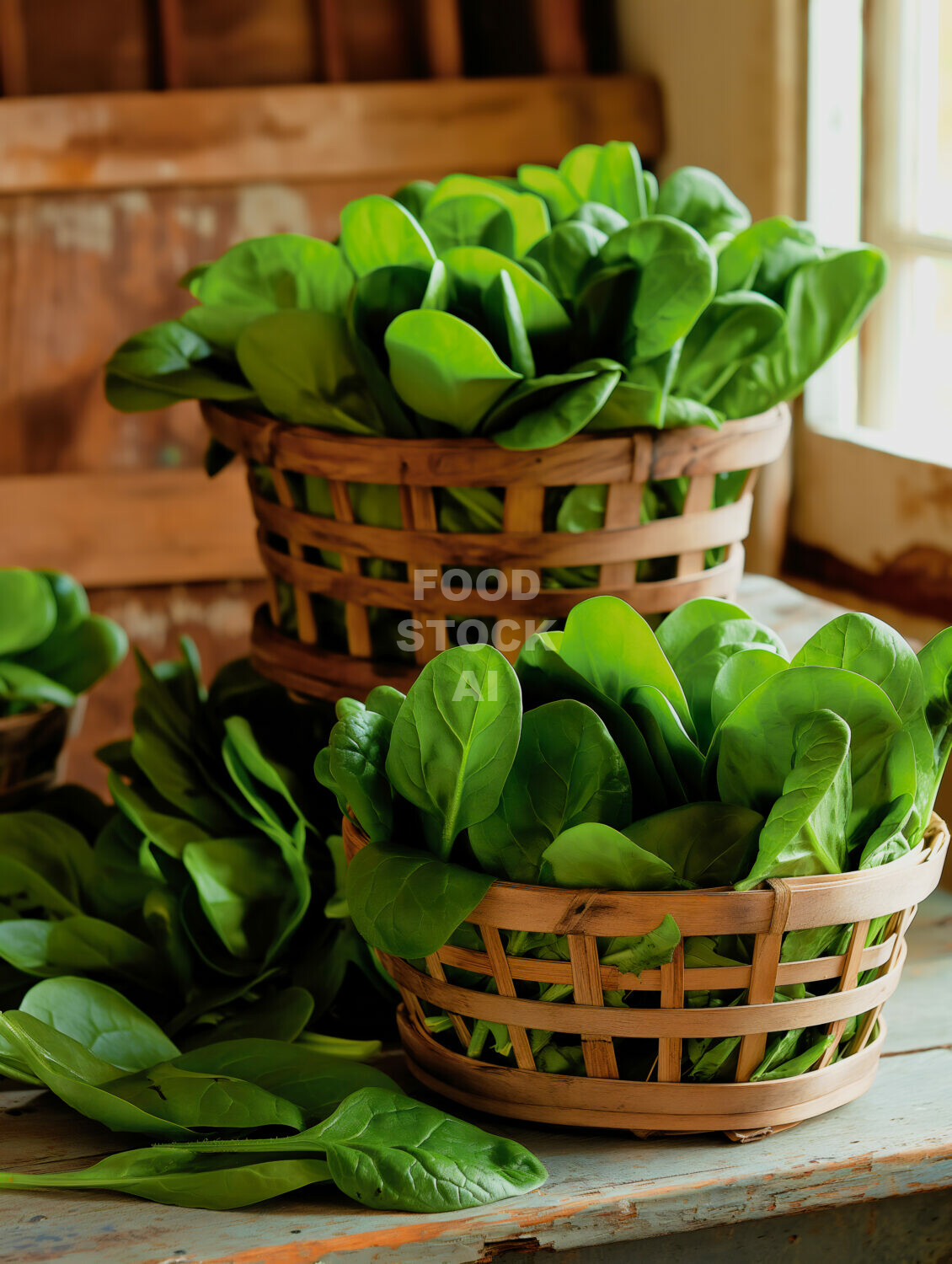 Fresh Spinach Leaves