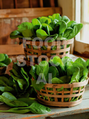 Fresh Spinach Leaves