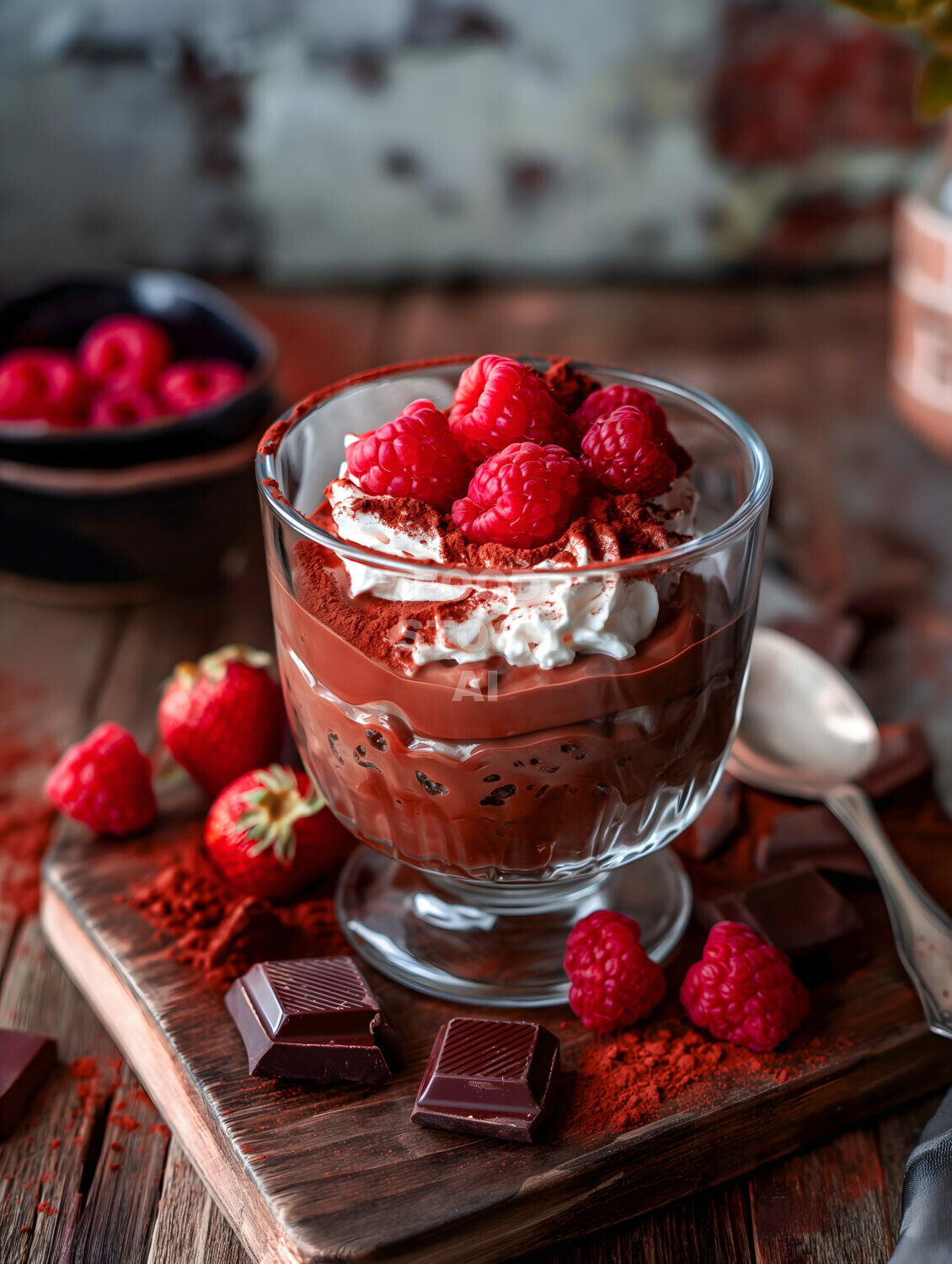 Chocolate Rice Pudding