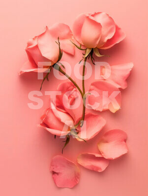 Romantic Rose Cluster
