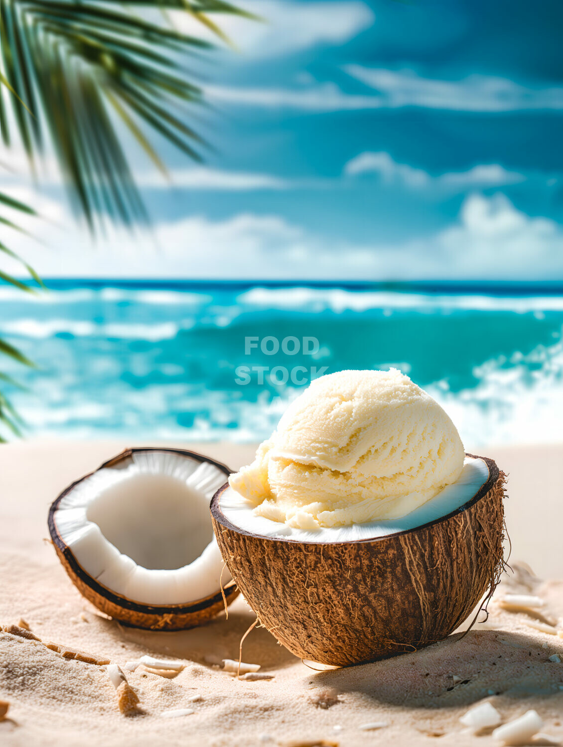 Tropical Coconut Ice Cream