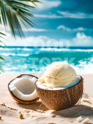 Tropical Coconut Ice Cream