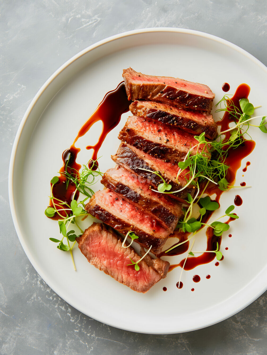 Elegant Cooked Wagyu Steak