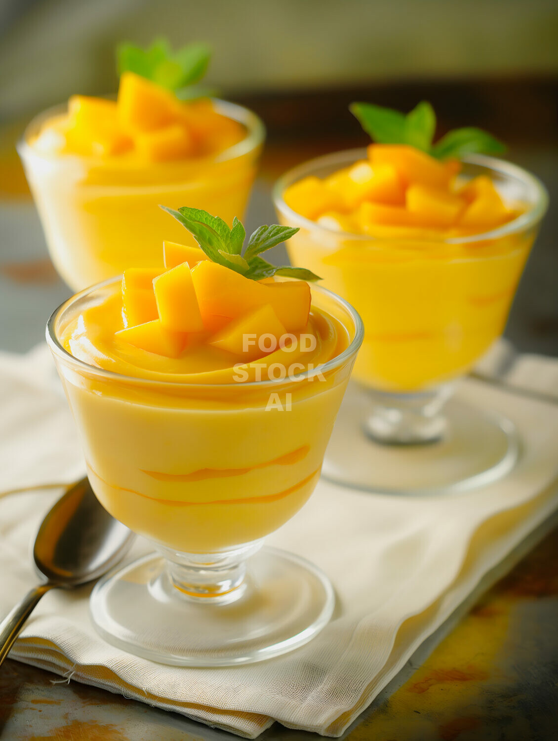 Exotic Mango Pudding