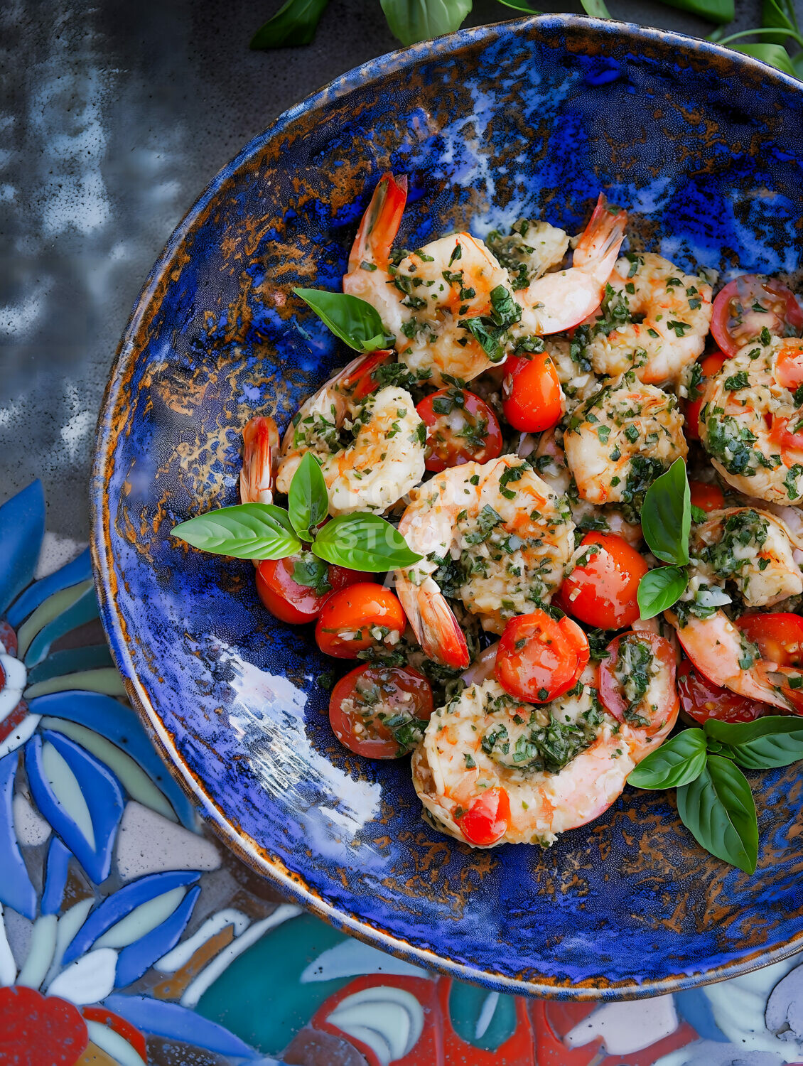 Shrimp with Cherry Tomatoes