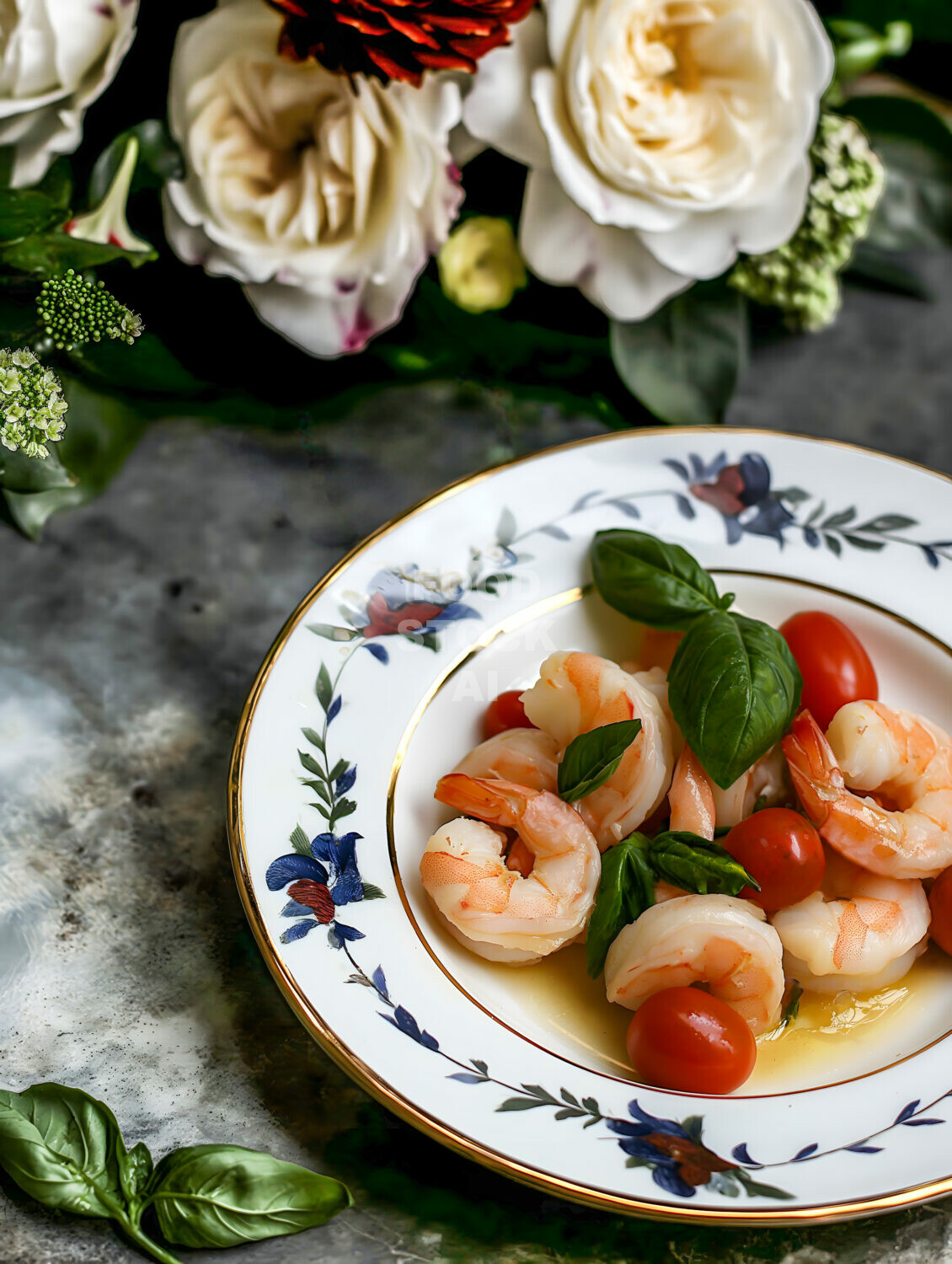 Shrimp with Cherry Tomatoes