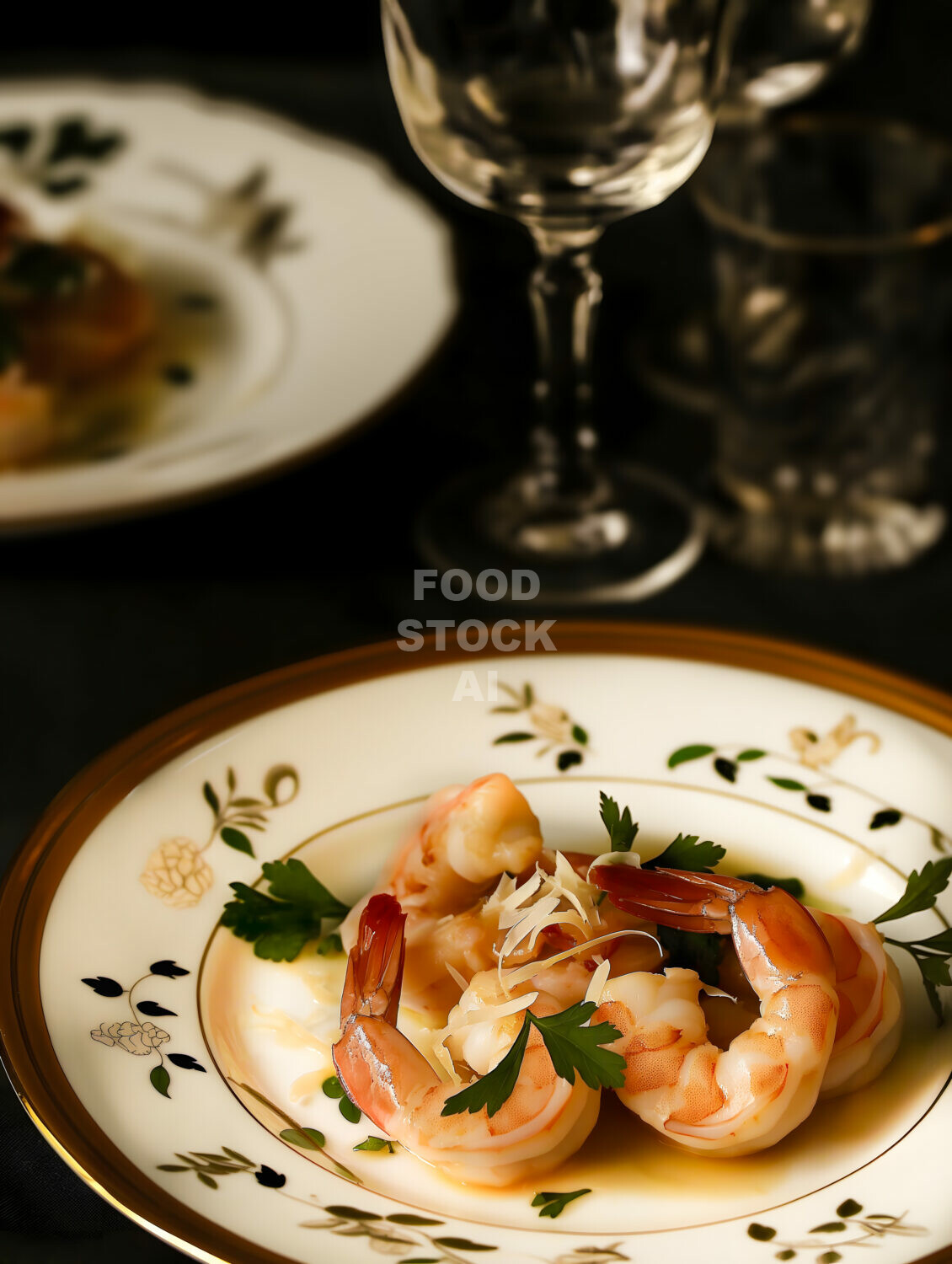 Shrimp with Parmesan and Parsley