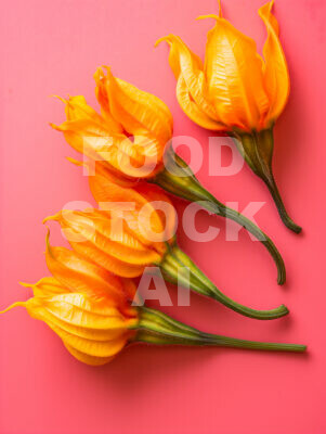 Vibrant Squash Blossoms