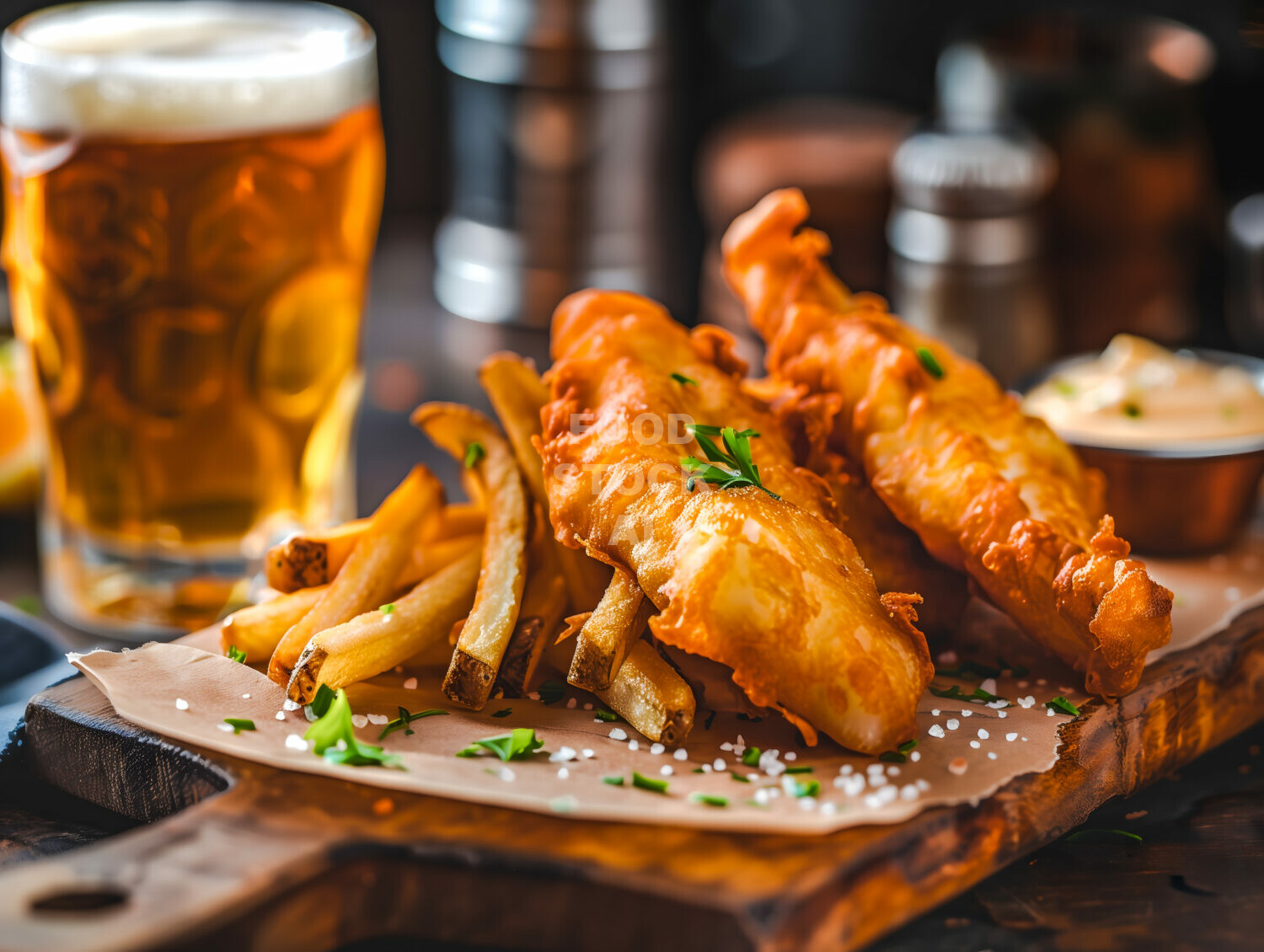 Beer-Battered Fish and Chips