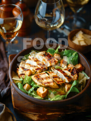 Caesar Salad with Grilled Chicken