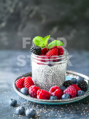 Fresh and Vibrant Chia Pudding