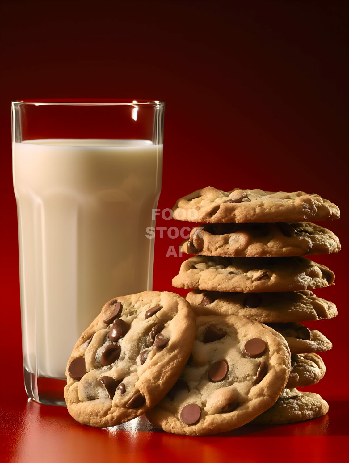 Classic Milk and Chocolate Chip Cookies