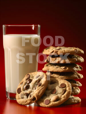 Classic Milk and Chocolate Chip Cookies