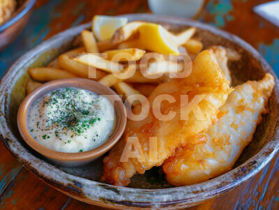 Mediterranean Fish and Chips