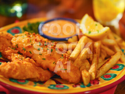 Fish and Chips with Spicy Remoulade