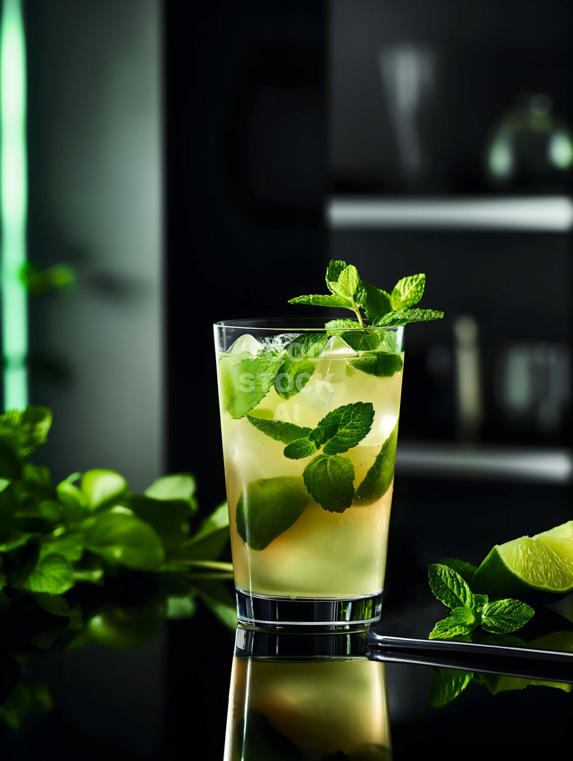 Minty Mojito Mocktail