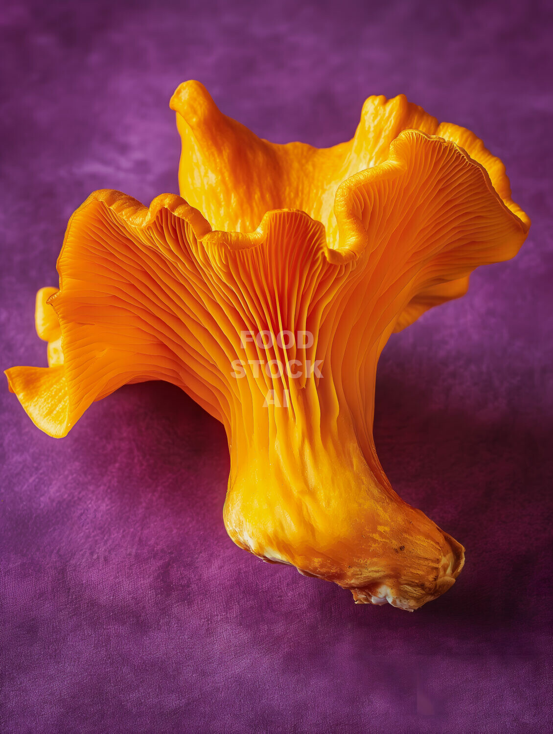 Elegant Chanterelle Detail