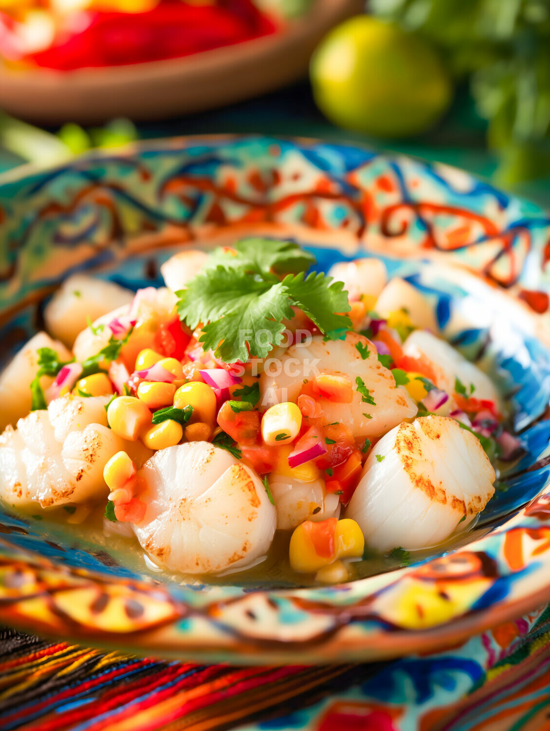 Peruvian Scallop Ceviche