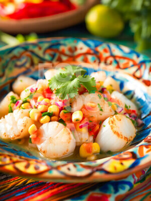 Peruvian Scallop Ceviche